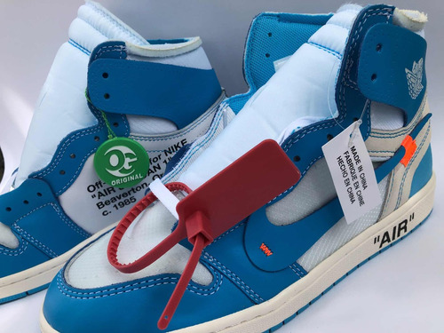 Nike Air Jordan 1 Retro High Og Unc Off-white Originales