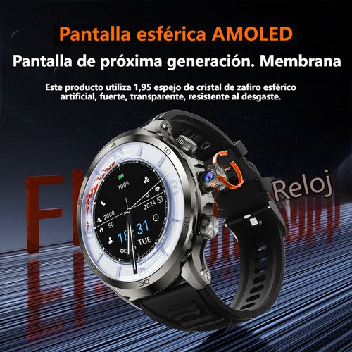 Reloj Inteligente Para Hombre Videollamada Contestar/hacer Llamada Nfc H19 Smart Watch Con Cámara