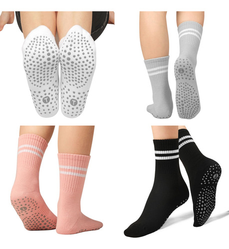 Toes Home - Calcetines Antideslizantes Para Mujer, Calcetine