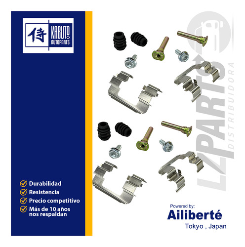 Kit 2 Jgos Tornillos Bujes Caliper Aveo 08-18 Spark 11-17