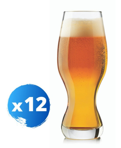 Vaso Ipa Cerveza - Libbey 473 Ml Craft Brew - X 12 Unidades Color Transparente