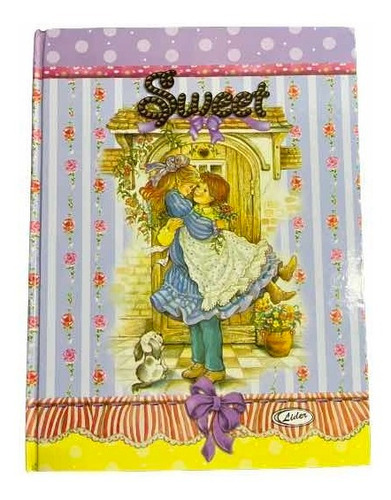 Libreta Universitaria Grande Sweet Tapa Dura 120h. 4 Materia