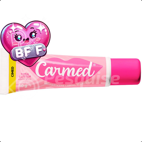 Kit 3 Carmed - Fini Beijos + Maça Do Amor + Bff Glitter
