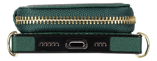 Funda Trasera Para iPhone 15, Piel Sintética, Color Liso