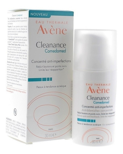 Imagen 1 de 1 de Avène Cleanance comedomed día/noche para piel acneica de 30mL
