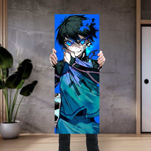 Cuadro Grande 30x80 Cm Blue Lock Isagi Animeras
