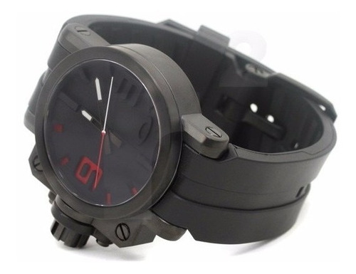 Pulseira Oakley Uhr Stealth Gearbox Preta Sem Fivela
