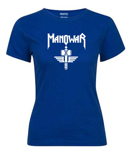 Polera Mujer Estampado Manowar Mart