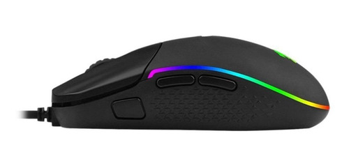 Imagen 3 de 6 de Mouse De Juego Gamer Redragon Invader M719-rgb Negro
