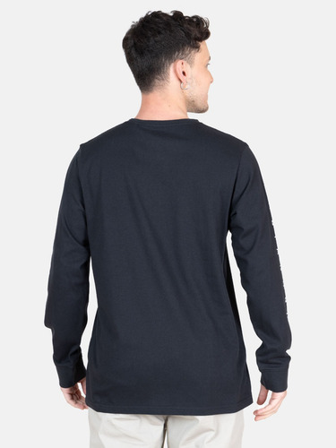 Polera Ml Logo Vintage Negro Hombre Maui And Sons