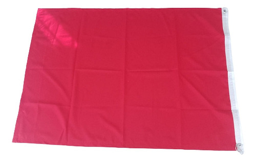 Bandera Roja  Peligro Propia Para Exterior 0.60 X 0.90  Cm.