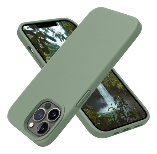 Funda Otofly Para iPhone 13 Pro-calke Green