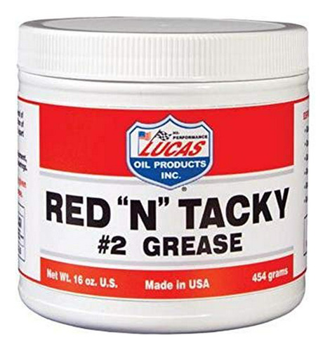 Lucas Oil 10574 Red N Tacky Grasa
