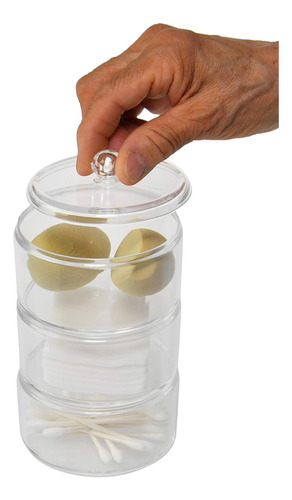 Home-x Soporte Para Bolas E Hisopos De Algodón, Almacenamien
