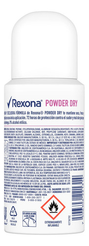 Desodorante En Aerosol Power Dry 58g/98ml Rexona Neutro