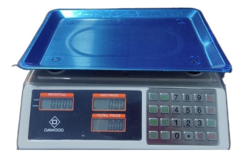 Comercio Balanza Control 40k 2 Pantalla Recarga Pila Digital