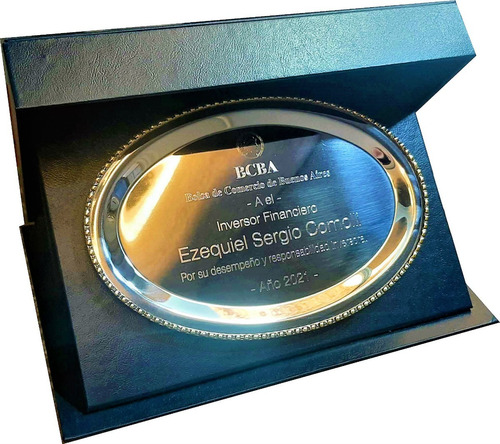 Bandeja Premio Plato Conmemoracion Reconocimiento Homenaje
