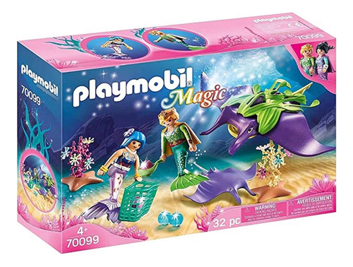 Playmobil Recolectores De Perlas Con Manta Raya