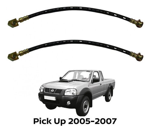 2 Mangueras Frenos Rueda Delantera Nissan Pick Up 2006