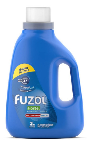 Detergente Liquido Fuzol Forte 3lt(1uni)super