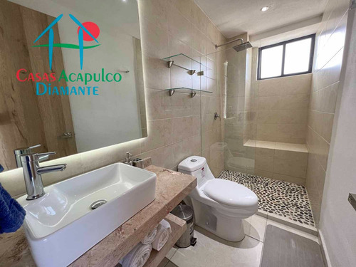 Cad Altamar Residencial Calypso 001. Terraza En L Con Jacuzzi Y Vista A Las Áreas Comunes, Sala Y Asador