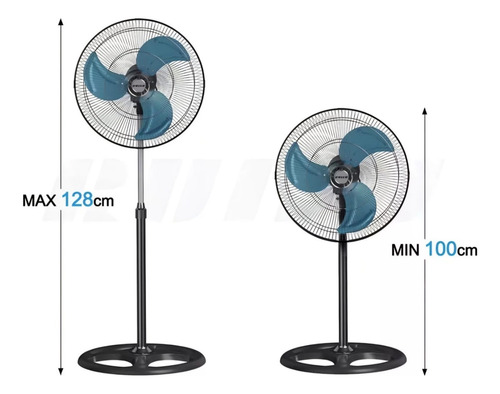 4 Ventiladores 3 En 1 De Piso Pedestal Y Pared 3 Aspas