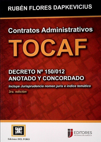 Contratos Administrativos Tocaf / Rubén Flores / Enviamos