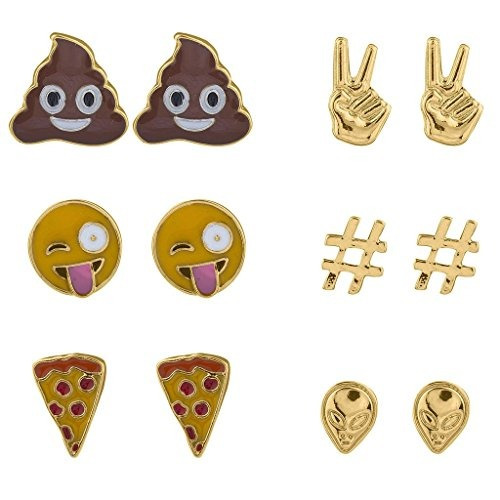 Lux Accesorios Emoji Paz Poop Sesión Pizza Extranjero Pendie