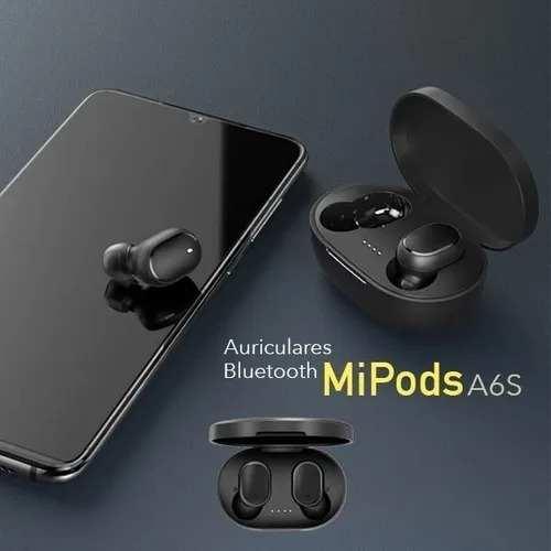 Auriculares in-ear inalámbricos A6S negro