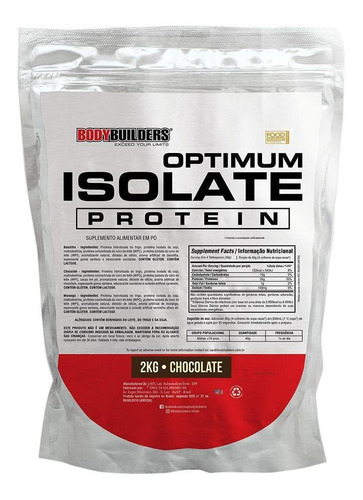 Optimum Isolate Whey Protein Chocolate- 2kg