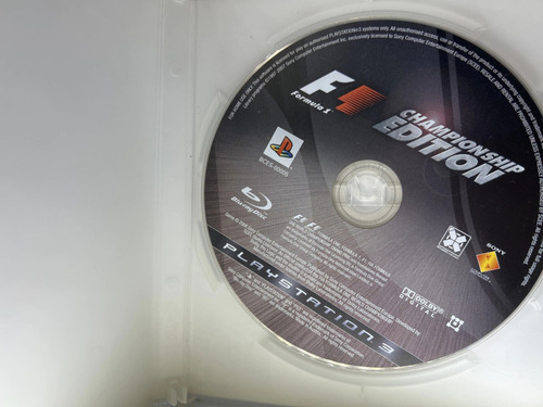 Jogo Fórmula 1 Championship Edition Ps3 (Usado)