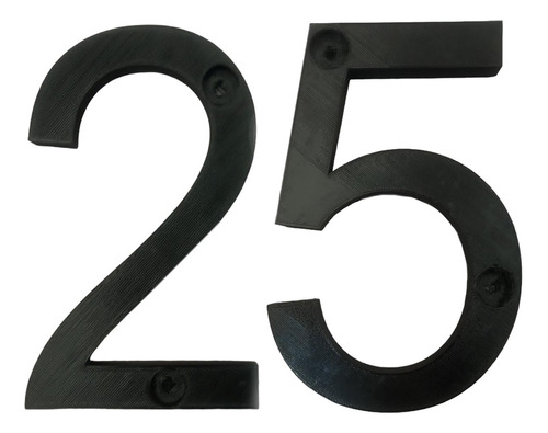 Números Decorativos Para Oficinas, Mxgnb-025, Número 25, 17.