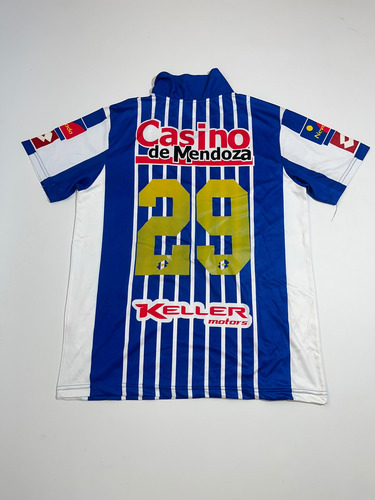 Camiseta Godoy Cruz Mendoza Lotto Azul 2009 Utileria Piñera (Usado)
