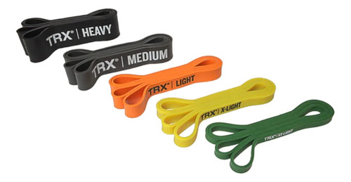 Trx Set Strenght Band Xxlight, Xlight, Light, Medium Y Heavy