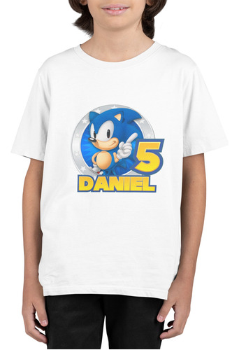 Polera Personalizada De Sonic