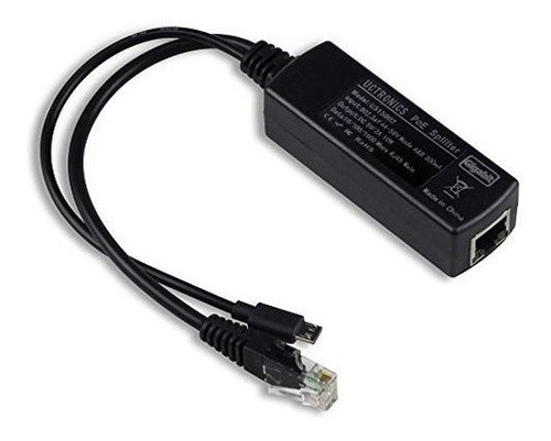 Uctronics Poe Splitter Gigabit 5v Micro Usb Power Y Ethernet