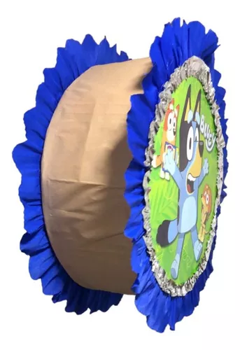 Piñata De Tambor Bluey Fiesta Infantil Niña Niño Decoracion