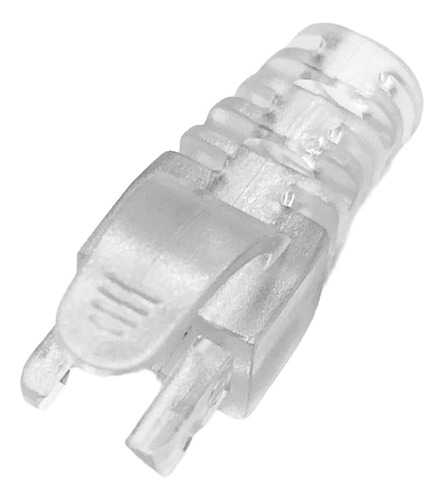 10 Pçs Capa Protetora Snap In Transparente P/ Conector Rj45