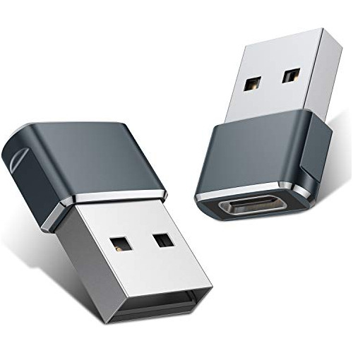 Adaptador Usb C Hembra Usb Macho 2 Packtipo C Female To A Ma