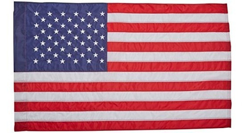 Bandera Americana Nylon Solarguard, 2.5 X 4 Ft