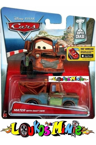 Disney Cars Mater With Duct Tape Super Chase Lacrado Mattel