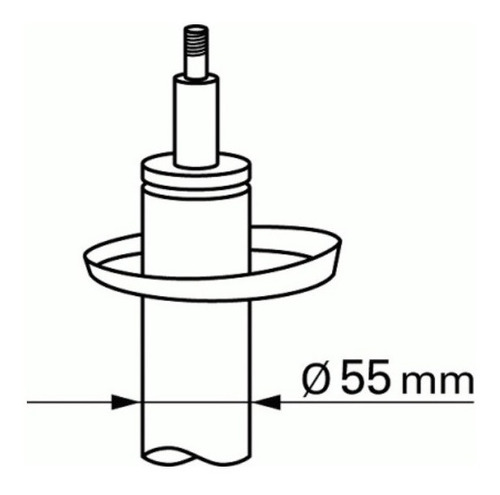 Par Amortecedor Diant. Audi A3 1.6 2003-2013 8p