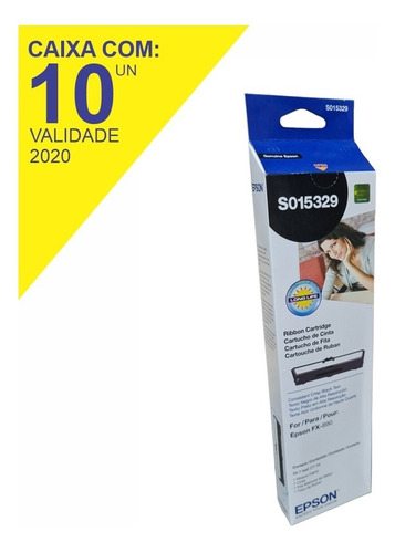 Kit 10 Fita Epson S015329 Fx-890 Fx-890ii Fx 890 Fx 890ii