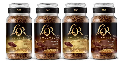 4 Café Espresso Lor Solúvel Pó Lançamento Intenso Aveludado