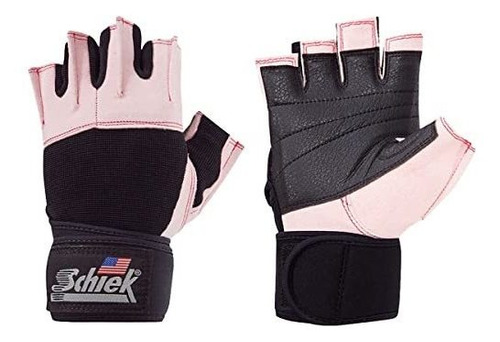 Guantes Levantamiento Pesas Mujer Schiek Sports 520 - Rosa