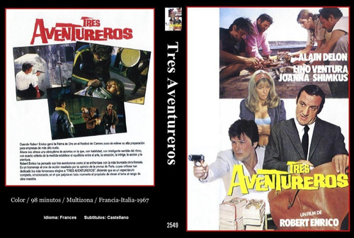 Los Aventureros - Alain Delon - Lino Ventura - Dvd