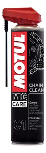 Motul C1 Chain Clean 400ml Spray Limpeza Corrente 