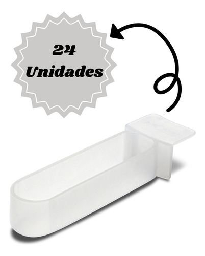 Kit 24 Unidades Porta Vitamina Unhão Curió Injetfour 7ml