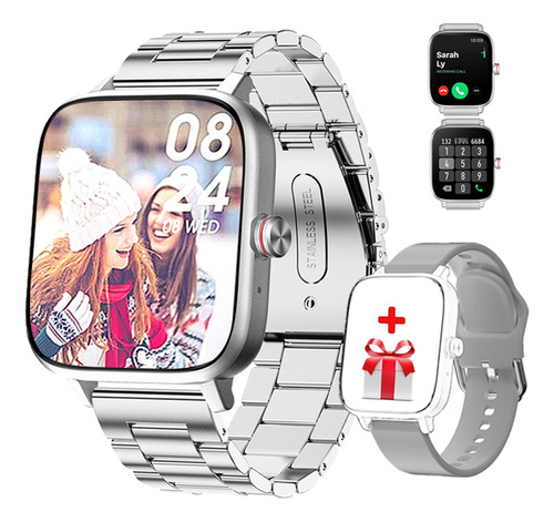 Reloj Inteligente Bluetooth 1.69 Para Mujer