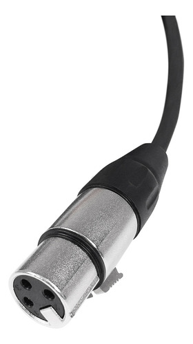 Cable Para Micrófono De 6 M Xlr Mrs-6m-m-bk Morrison
